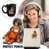 Защитные наклейки 'Punch The Monkey' для автомобиля, ноутбука. Милая обезьянка, держащая плюшевую игрушку. Виниловые наклейки. Легко наклеивать/снимать. Веселый декор для детской комнаты