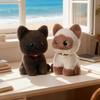 Sitting Pose Kitten Plush Toys Soft Fluffy Stuffed Cat Boys Girls Pet Cat Doll  Kids Toy