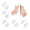 Natiform Finger Socks (5 Pairs, 10 Pack) Protective Toe Caps for Big Toe and Pinky Toe, Prevents Blisters and Toe Nails