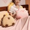 Rice Ball Cartoon 3 In 1 Capybara Pillow Air Conditioning Blanket Nap Toy Plush