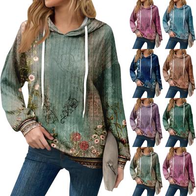 Толстовки для женщин оверсайз зимние милые свитшоты пуловер трендовая осенняя одежда