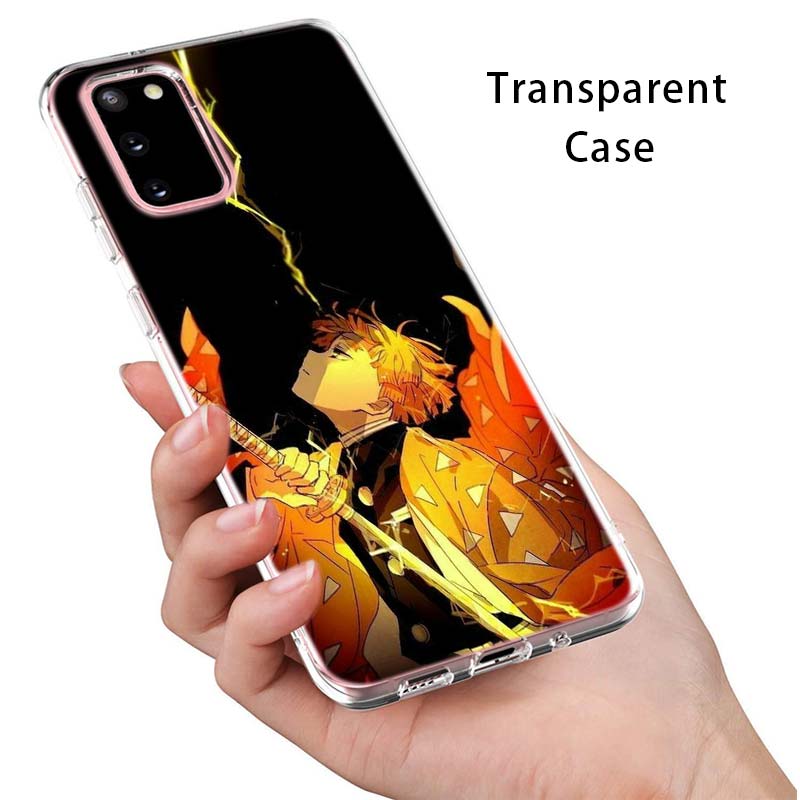 Demon Slayer Kimetsu No Yaiba For Samsung Galaxy S22 Pro S21 S20 FE Ultra S10 S10E Lite S9 S8 Plus S7 S6 Edge Soft Phone Case