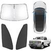 Karltys 3PCS Windshield Sun Shade For -2025 Hyundai Santa Cruz, 210T Thickened Front And Side Window Sunshade Cover  Fit Santa Cruz, Foldable Sun