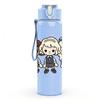 1PC Three Fashion Girl Friends 750ml Color Plastic Sports Water Bottle Leakproof Flip Straw Lid Suitable for Sports Office Home Use