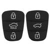Replacement 3 Button Remote Key Fob Case Rubber Pad For Hyundai I10 I20 I30 IX35 for Kia K2 K5 Rio Sportage Flip Key