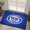 Дизайн Portsmouth FC Кристальный Велюровый Ковер Уютный Не?Нескользящий ковер с принтом для спальни, гостиной, прихожей