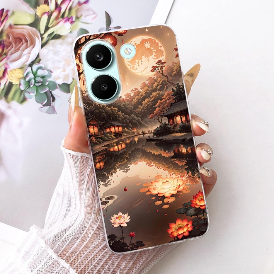 Чехол для Xiaomi Poco X8 Pro 5G Милый Чехол с Рисунком Сердечка Мягкий Тонкий Чехол для Телефона Для Xiaomi Poco X8 Pro Max PocoX8 Pro 5G