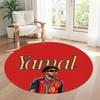 Yamal Round Carpet Perfect for Living Rooms Entryway Playrooms Kitchen Anti-slip Round Rug Decorate Offices Perfect Birthday Christmas Gift Idea