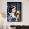 DIY Diamond Painting Roses and Snow White Cross Stitch Kit Mosaic Art Diamond Painting Full Circle Diamond Home Decoration