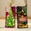Ae113 Merry Christmas art Santa design art Гальванизированные чехлы для телефонов TPU для Xiaomi 11 Lite Redmi Note 13 Pro 12C Huawei Защитный чехол на четыре угла