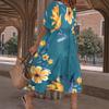 New Summer Models For Ebay Independent Station Fashion Medium-Sleeved Loose Women'S Dress