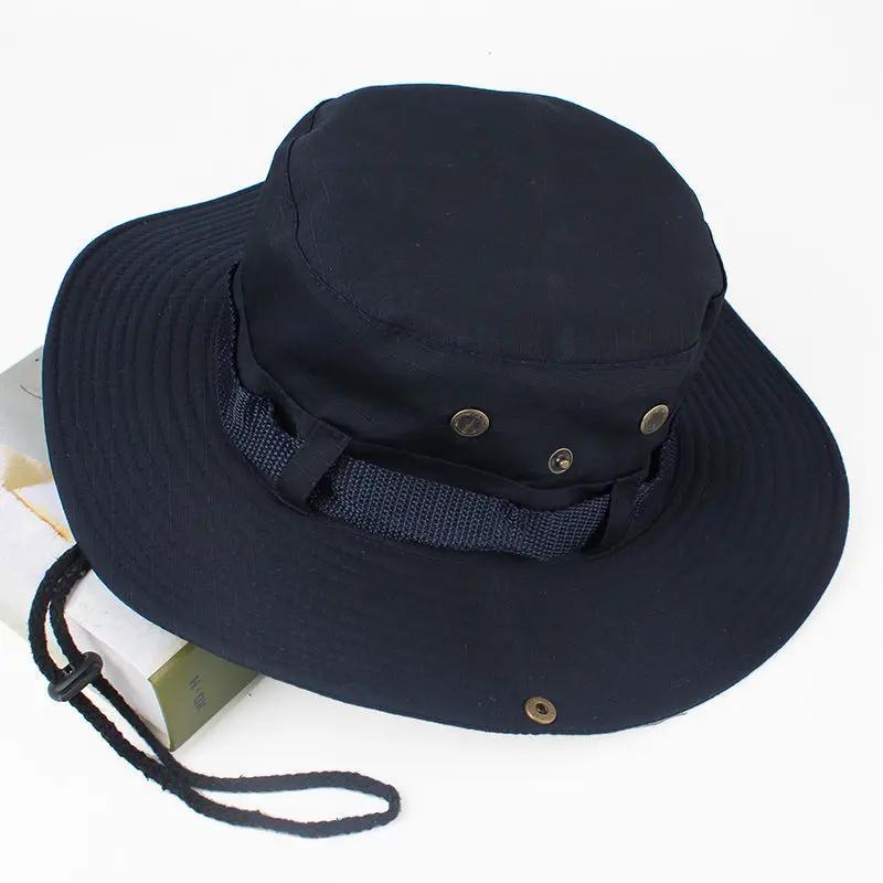 Солнцезащитные шляпы для мужчин, кепка для рыбалки на открытом воздухе, с широкими полями, защита от ультрафиолета, женская шляпа-ведро, летние походные рыбацкие кепки