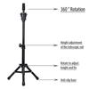 Head Holder Mannequin Wig Stand Tripod Bracket Clamp Holder Model Hairdressing Head Tripod