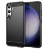 MOFI JK TPU Series-1 For Samsung Galaxy S24 Carbon Fiber Texture Slim-Fit Case TPU Cell Phone Cover