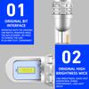 2 шт. светодиодные T10 W5W 168 194 CANBUS без ошибок для грузовика, внутренний свет для чтения, лампа номерного знака, белый 6000K 24V, аксессуары