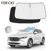 Для Mazda CX5 CX-5 2017-2026 Автомобильный солнцезащитный козырек на лобовое стекло Чехол на переднее окно Солнцезащитный козырек Автомобильные аксессуары для интерьера Защита от УФ-излучения
