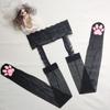 3D Силиконовые чулки до бедра с кошачьими лапками - Милый аниме Лолита JK стиль