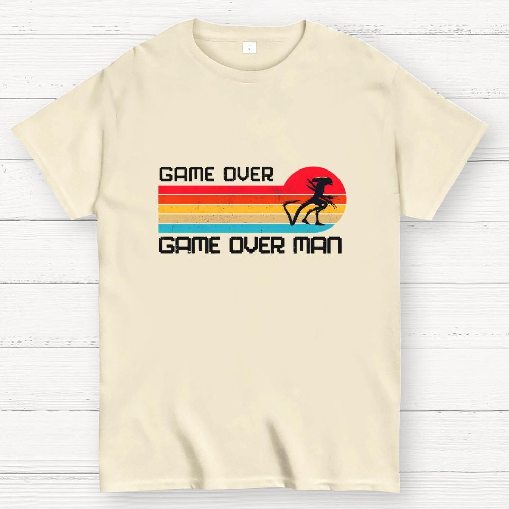 Game Over Cotton Summer Casual Cool Loose T-Shirt