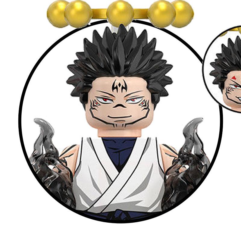 40pcs Jujutsu Kaisen Building Blocks Itadori Yuji Gojo Satoru Ryomen Mini Action Figure Accessories Christmas Gift for Kids