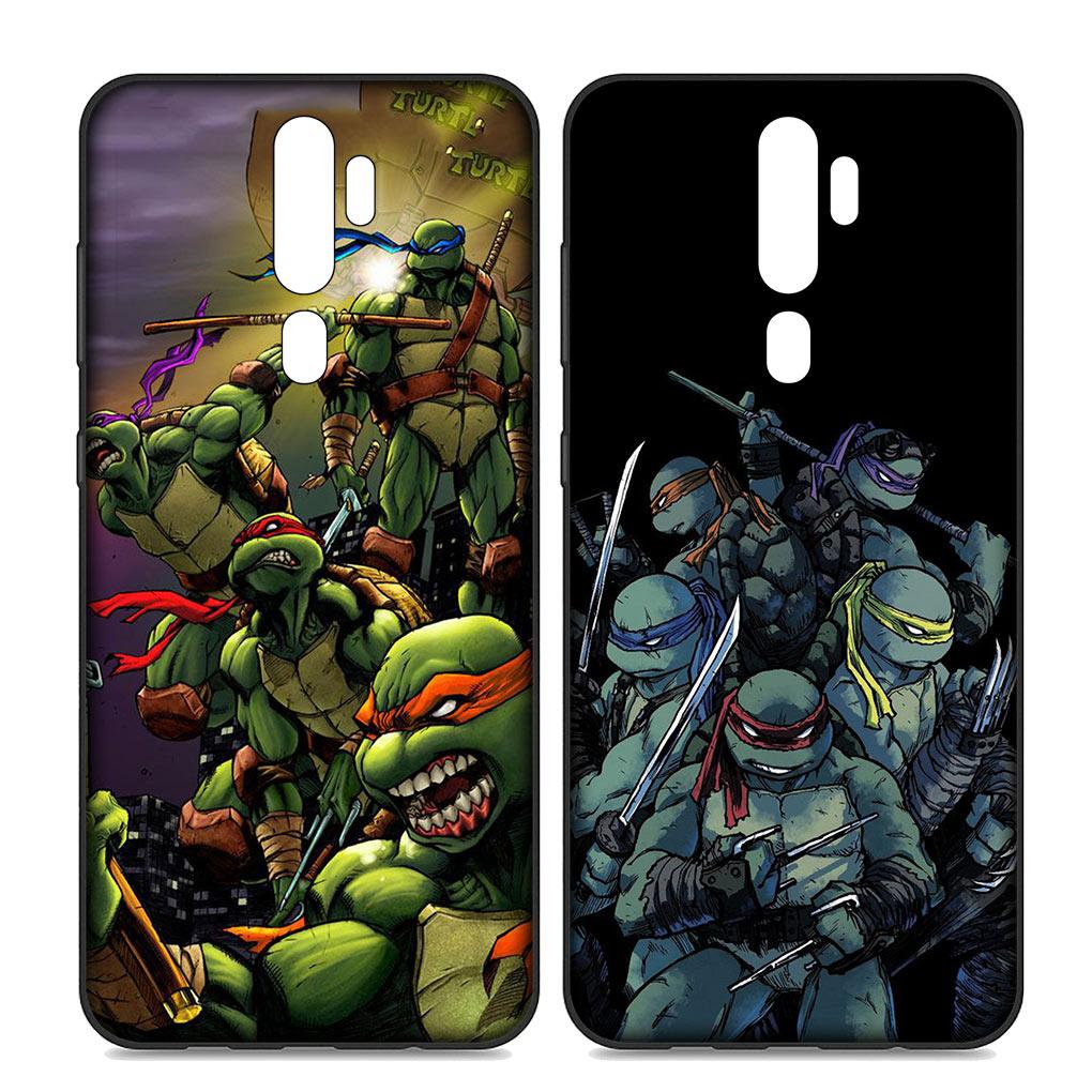 Anime N-Ninjas Cartoon T-Turtles Phone Cover Casing for Samsung Galaxy S23 S22 S21 S20 Fe Ultra S8 Plus M21 + Soft TPU Case