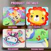 2 в 1 Подушка для выкладывания на живот и игровой коврик для младенцев Ранние тактильные игрушки для младенцев Нескользящая поддержка для живота ребенка Подарки для новорожденных Маленьких Мальчиков Девочек