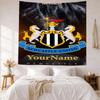 Newcastle Custom Your Name Wall Decor Tapestry Art For Pet Memorial Birthdaywedding Party Backdrop Family Gift