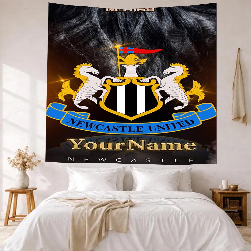 Newcastle Custom Your Name Wall Decor Tapestry Art For Pet Memorial Birthdaywedding Party Backdrop Family Gift