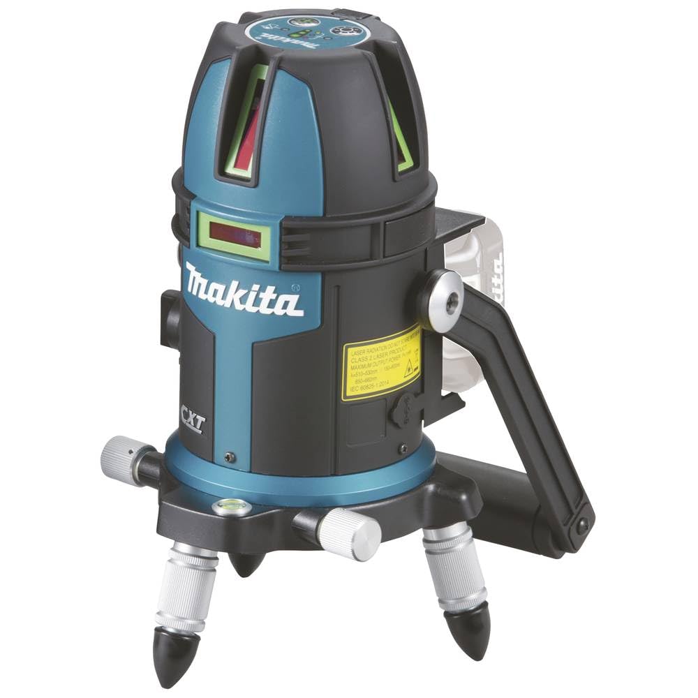 Makita SK312GDZ Зеленый лазерный уровень с аккумулятором для измерения больших площадей и высокой яркости для помещений/улицы (для балок, линий, стропил)