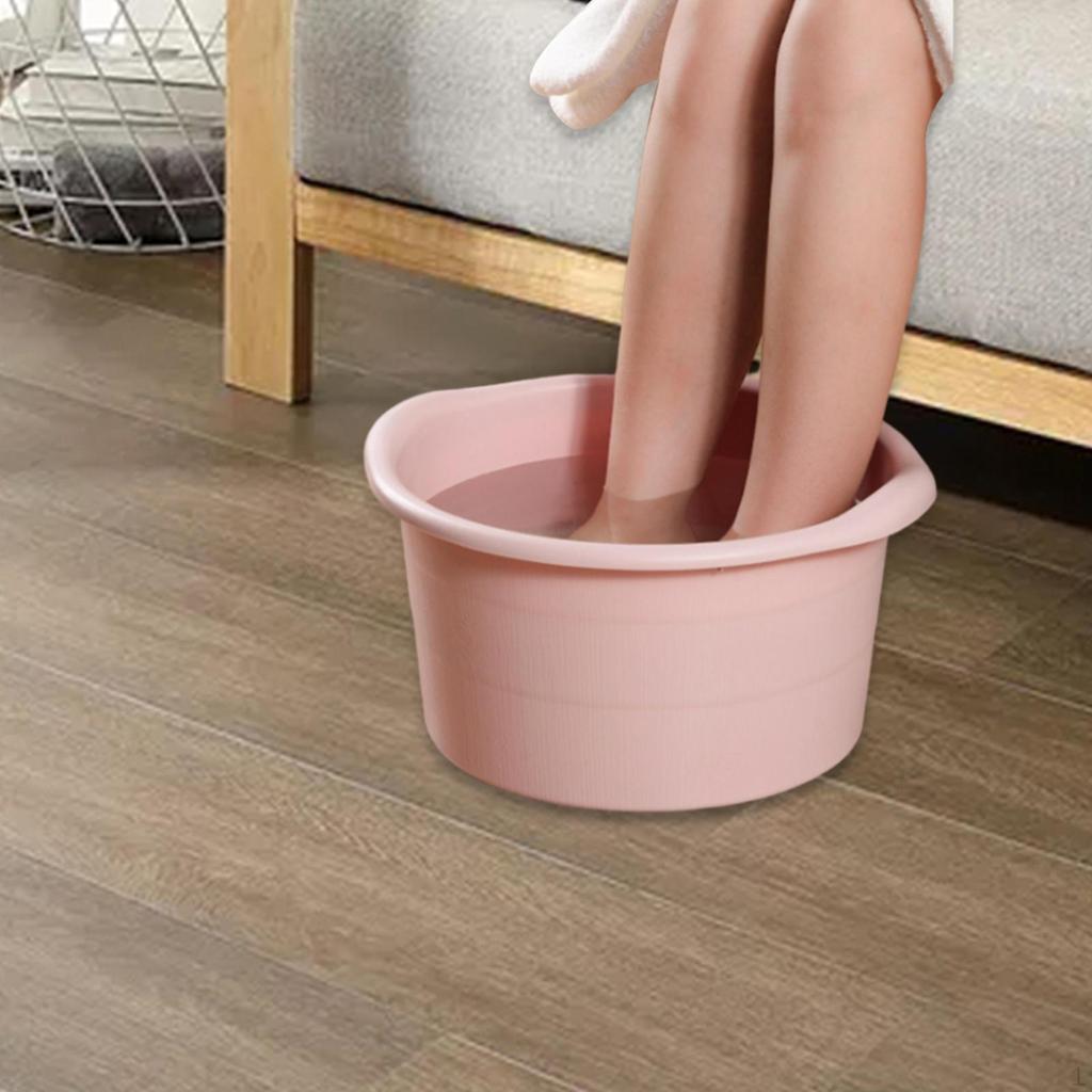 Ведро для ванночки для ног, спа-тазика, прочное, с выпуклыми точками, многофункциональное педикюрное средство высотой 19 см.