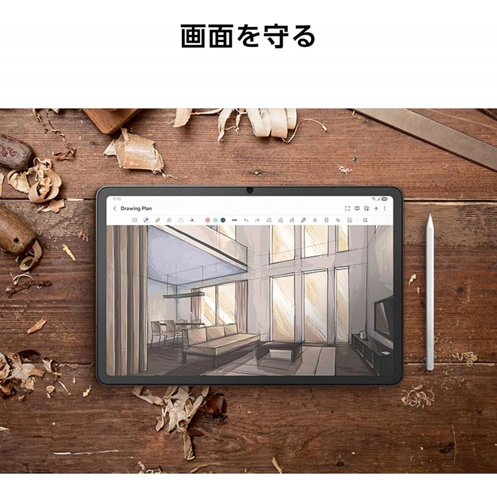 Samsung Galaxy Tab S11 Защитная пленка для экрана против морщин   Прозрачная   Защитная пленка   Оригинальный отечественный продукт Samsung   Ef Ux730ctegjp