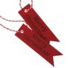 Rope Gift Wrapping Party Supplies Kraft Paper Tags Gifts Label Xmas Hanging Christmas Ornaments