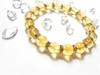 Leaf Stone Business Side Citrine Power Stone Bracelet for Women Stone AAA Purification Set with Approximately 17cm Size for [Good Fortune, Prosperity,