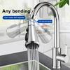 Kitchen Faucet Extender 360 Degrees Rotatable 3 Modes Adjustable Sprayer Attachment Universal Faucet Aerator Sink Tap Head Replacement