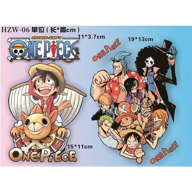 Автомобильная наклейка One Piece, мультяшное украшение с Луффи, водонепроницаемая, персонализированная креативная накладка для скрытия царапин