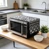 30x90 см Мягкая хлопково-льняная пылезащитная крышка для микроволновой печи Декоративный кухонный аксессуар
