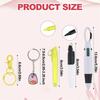 Detachable Ballpoint Pen With Keychain ABS Marker Pendant Funny Nurse Pen Keychain  Office Supplies