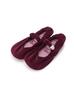 Velour Room Shoes PWGS254617 BUR Free Size Women's
