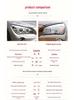 Светодиодная фара с ангельскими глазками для BMW X1 2010-2015 гг. с ксеноновой линзой