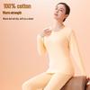 Hengyuanxiang Women's Pure Cotton Thermal Underwear Set
