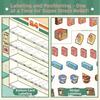 Store Series Mini Scenery Stickers 10 Scenes 33 Sheets 3D Stacking Sticker  Holiday Gifts
