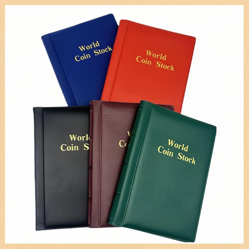 Альбом для коллекции монет большой вместимости на 120 карманов для старинных и юбилейных монет