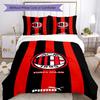 Ac Milan Bedding Set Breathable Duvet Cover With Pillowcases Home Decoration Birthday Gift