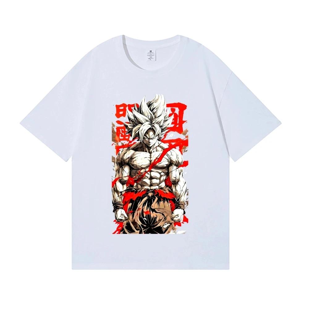 2026 New Dragon Ball Son Goku Japanese Style Classic Tee High-quality Streetwear T-Shirt Suitable for Both Summer Men and Women
