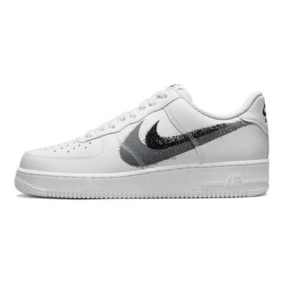Кроссовки Air Force 1 Low '07 с граффити-свушем, белые, черные, серые, FD0660-100