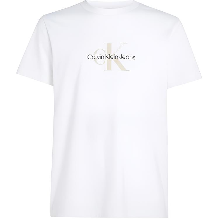 CALVIN KLEIN T Shirt Men's White J30J326863-YAF