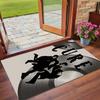 The Cure Print Crystal Velvet Plush Rug Wear?Resistant Anti?Slip Floor Mat For Indoor Household Decoration