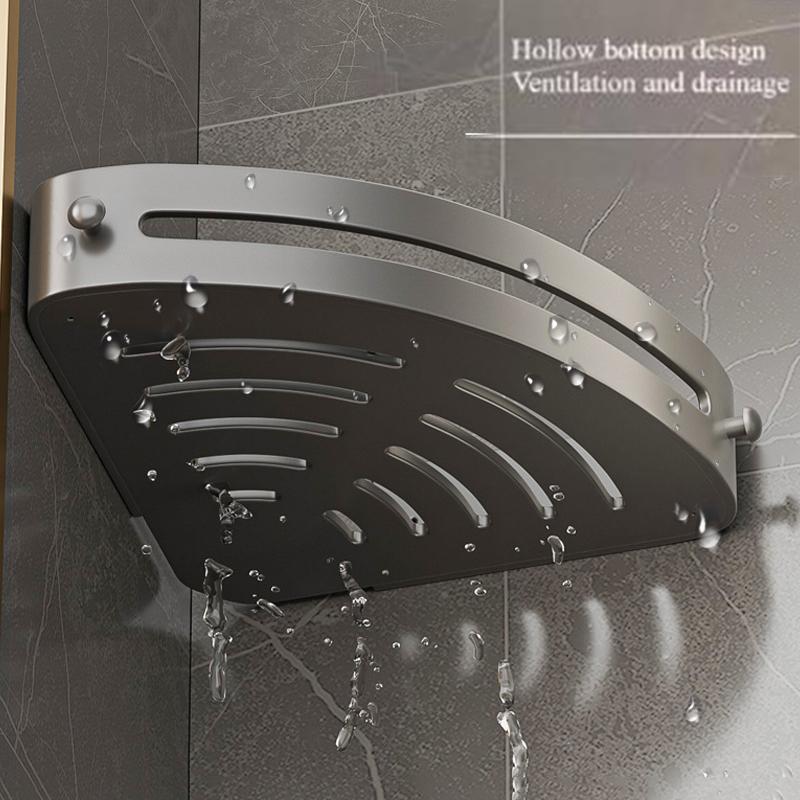 Трехъярусная настенная полка для ванной комнаты, не требующая сверления, угловая полка для душа, пластиковая полка для шампуня, полка для хранения принадлежностей для душа, аксессуары для ванной комнаты