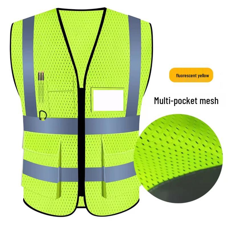 Reflective Mesh Safety Vest for Traffic and Construction Sites