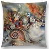 Новый абстрактный стиль красочные бесконечные фантазийные цветы Подушка Чехол Наволочка