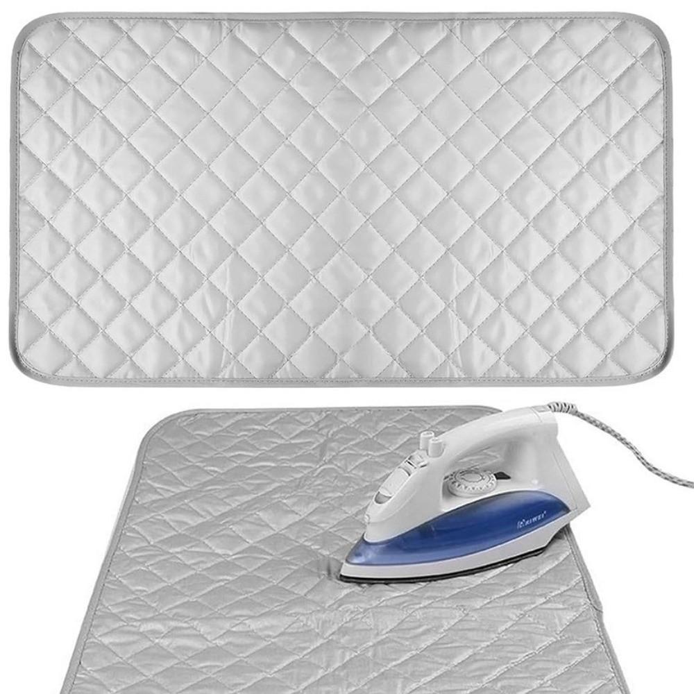 Large Folding Laundry Ironing Mat Heat Resistant Tabletop Iron Pad Iron Board Cover Table Top